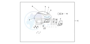 SH150D9 Europe Direct - (ED / KMH 2ED) drawing TOPBOX *PB351P*