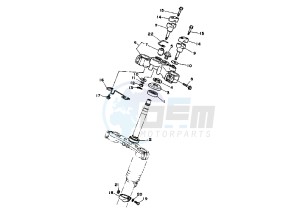 XTZ SUPER TENERE 750 drawing STEERING