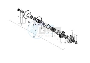 Fly 125 drawing Driven pulley