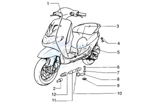 Zip 50 SP drawing Transmission Throttle