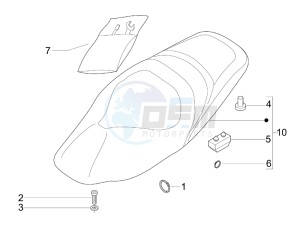 Nexus 250 e3 (UK) UK drawing Saddle seats - Tool roll