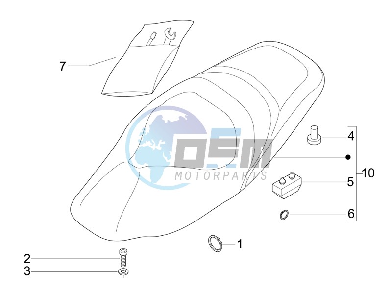 Saddle seats - Tool roll