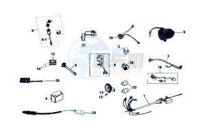 QUAD LANDER 300S drawing WIRING HARNASS