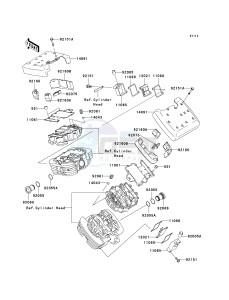 VN 1500 N [VULCAN 1500 CLASSIC] (N4) N4 drawing CYLINDER HEAD COVER