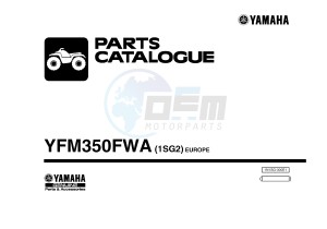 YFM350FWA GRIZZLY 350 4WD (1SG2) drawing .1-Front-Page