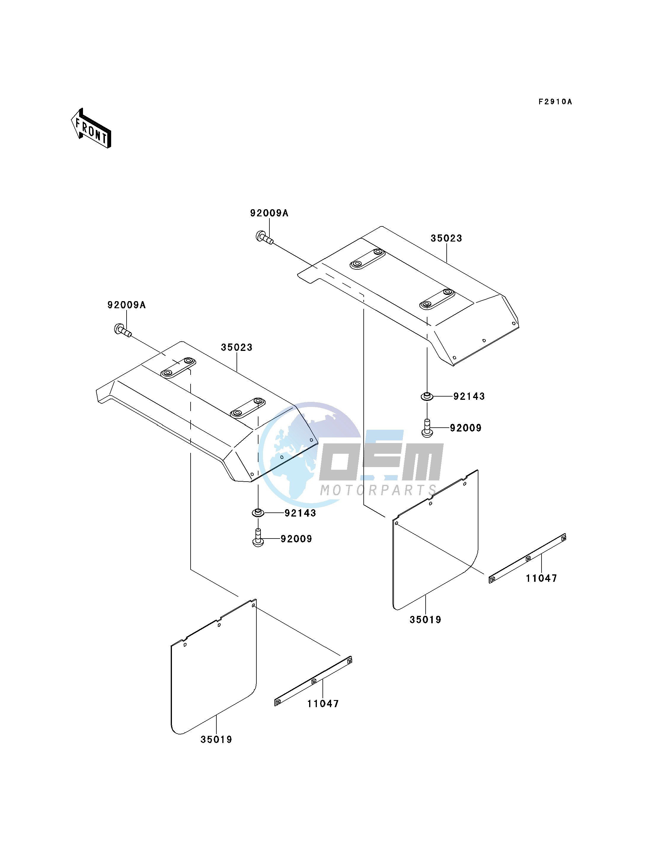 ACCESSORY-- REAR FENDER- -