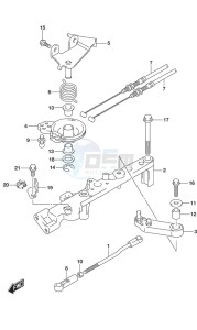 DF 200A drawing Throttle Rod