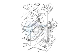 YP MAJESTY 125 drawing SEAT