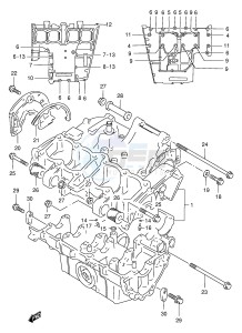 GSX400 (E30) drawing CRANKCASE