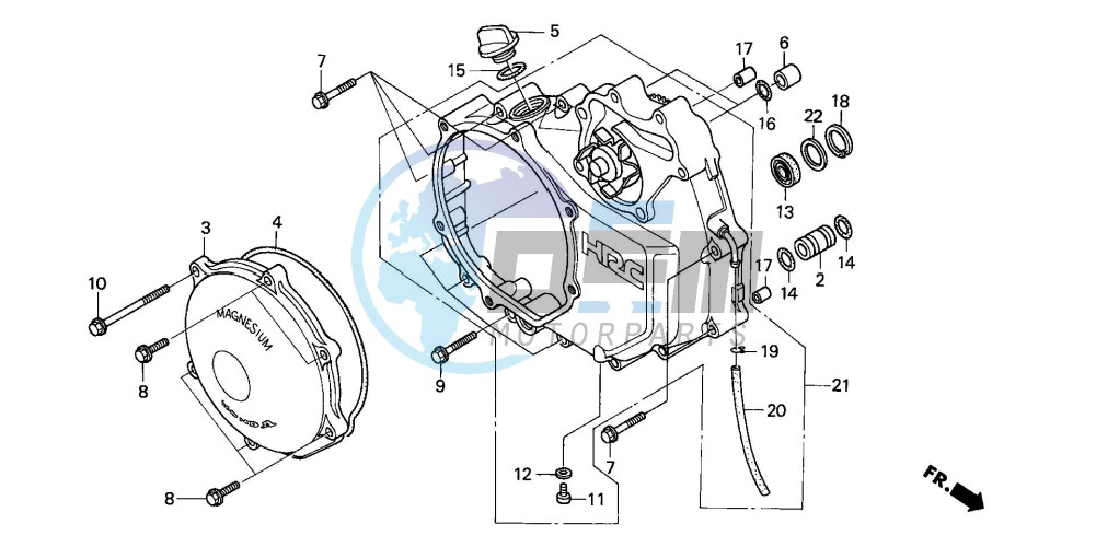 RIGHT CRANKCASE COVER