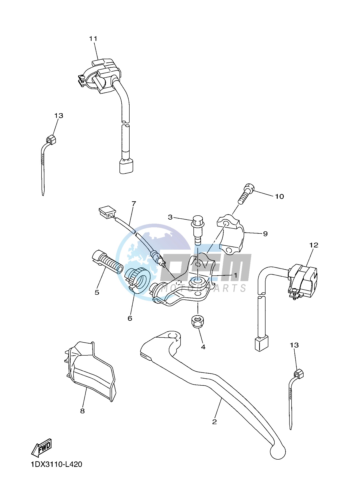 HANDLE SWITCH & LEVER