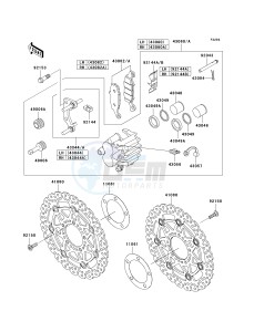 KLE 650 A [VERSYS EUROPEAN] (A7F-A8F) A7F drawing FRONT BRAKE