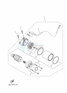 YZF320-A YZF-R3 (B7PH) drawing STARTING MOTOR