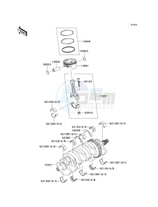 ZX 1000 E [NINJA ZX-10R] (E8F-E9FA) 0E8F drawing CRANKSHAFT_PISTON-- S- -