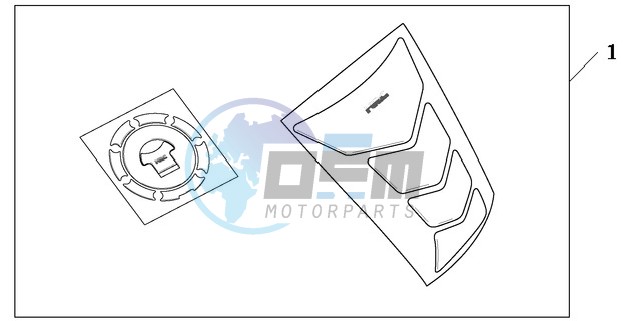 TANKPAD / FUEL LID COVER