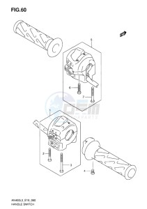 AN400 BURGMAN EU drawing HANDLE SWITCH