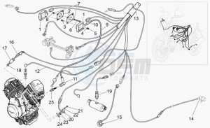 Breva 750 IE IE drawing Central electrical system