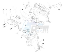 Sprint 50 4T 4V (NAFTA) drawing Secondary air box