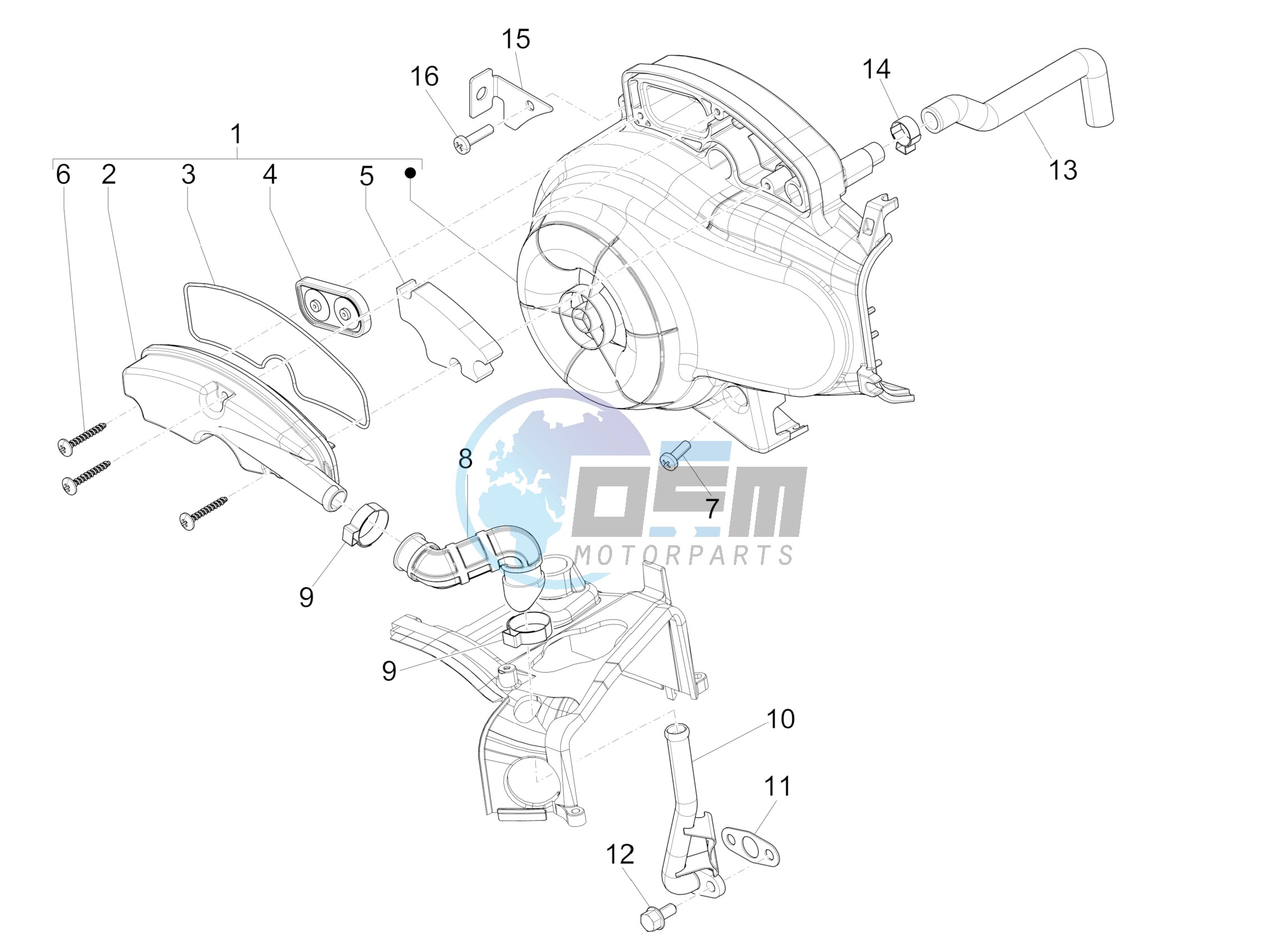 Secondary air box