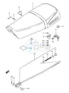 TS185ER (E1) drawing SEAT (MODEL K1 E71)