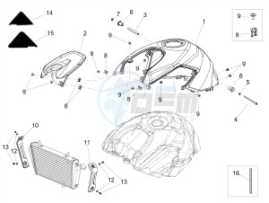 SHIVER 900 E4 ABS NAVI (EMEA) drawing Tank cover