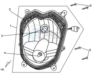 ORBIT 50 2T NAKED drawing HEADLAMP CPL