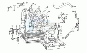 California III 1000 Carburatori Carenato Carburatori Carenato drawing Oil pump