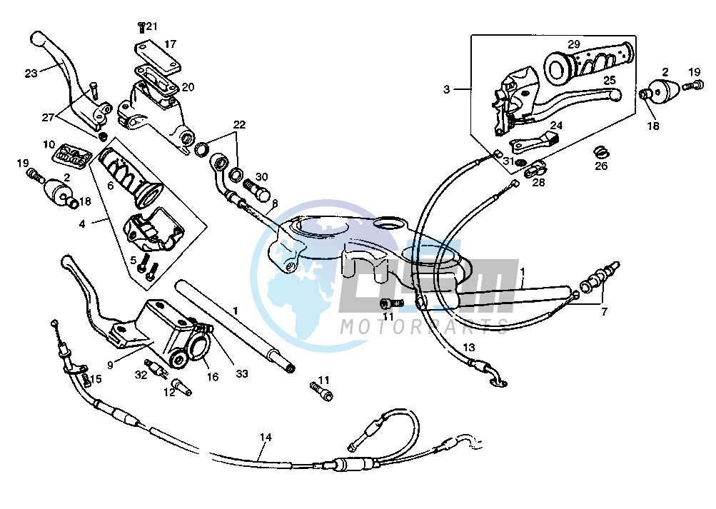 HANDLEBAR-DRIVE CONTROLS