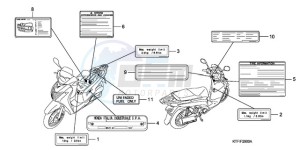 SH1259 France - (F / CMF 2F) drawing CAUTION LABEL