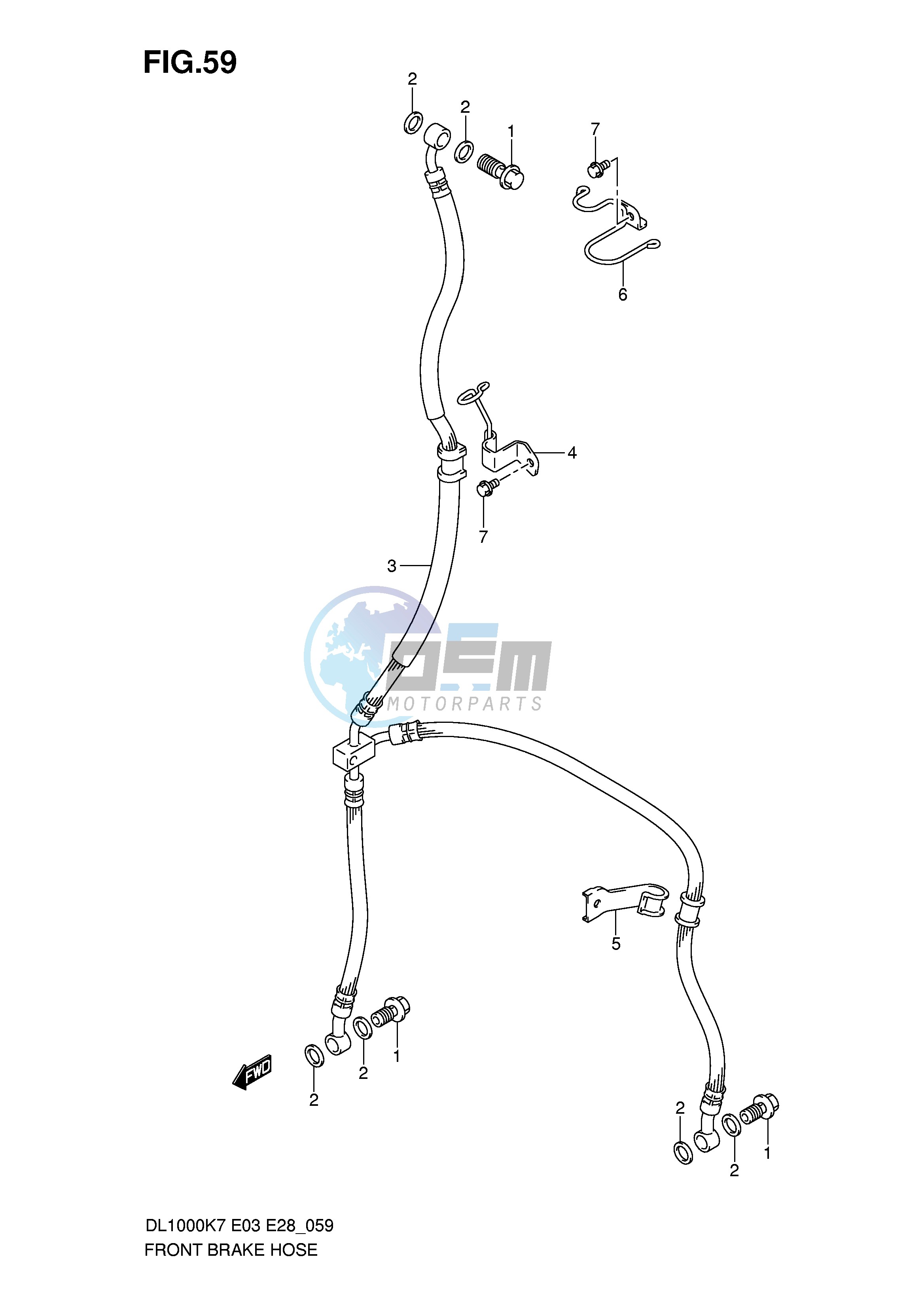 FRONT BRAKE HOSE