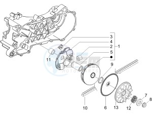 Runner 50 Pure Jet (UK) UK drawing Driving pulley