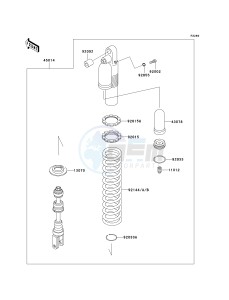 KLX 300 A [KLX300R] (A2-A6) [KLX300R] drawing SHOCK ABSORBER-- S- -