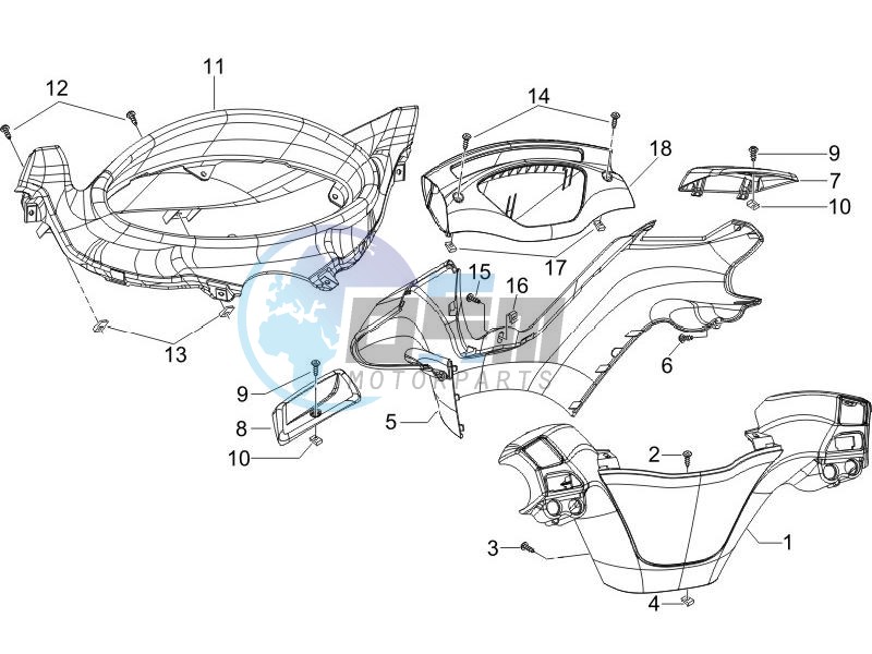 Anti-percolation system