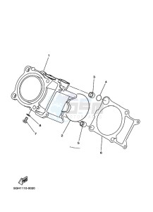 YFM450FWB KODIAK 450 (BJ5T) drawing CYLINDER