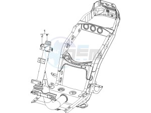 Zip 50 4T 25 Km-h (EMEA) drawing Frame/bodywork