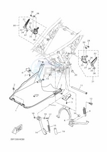 YP125RA XMAX 125 ABS (B9Y4) drawing WINDSHIELD