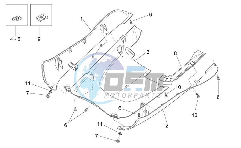 Central body - Underpanel