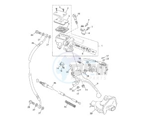 YN F NEO'S 4 50 drawing FRONT MASTER CYLINDER