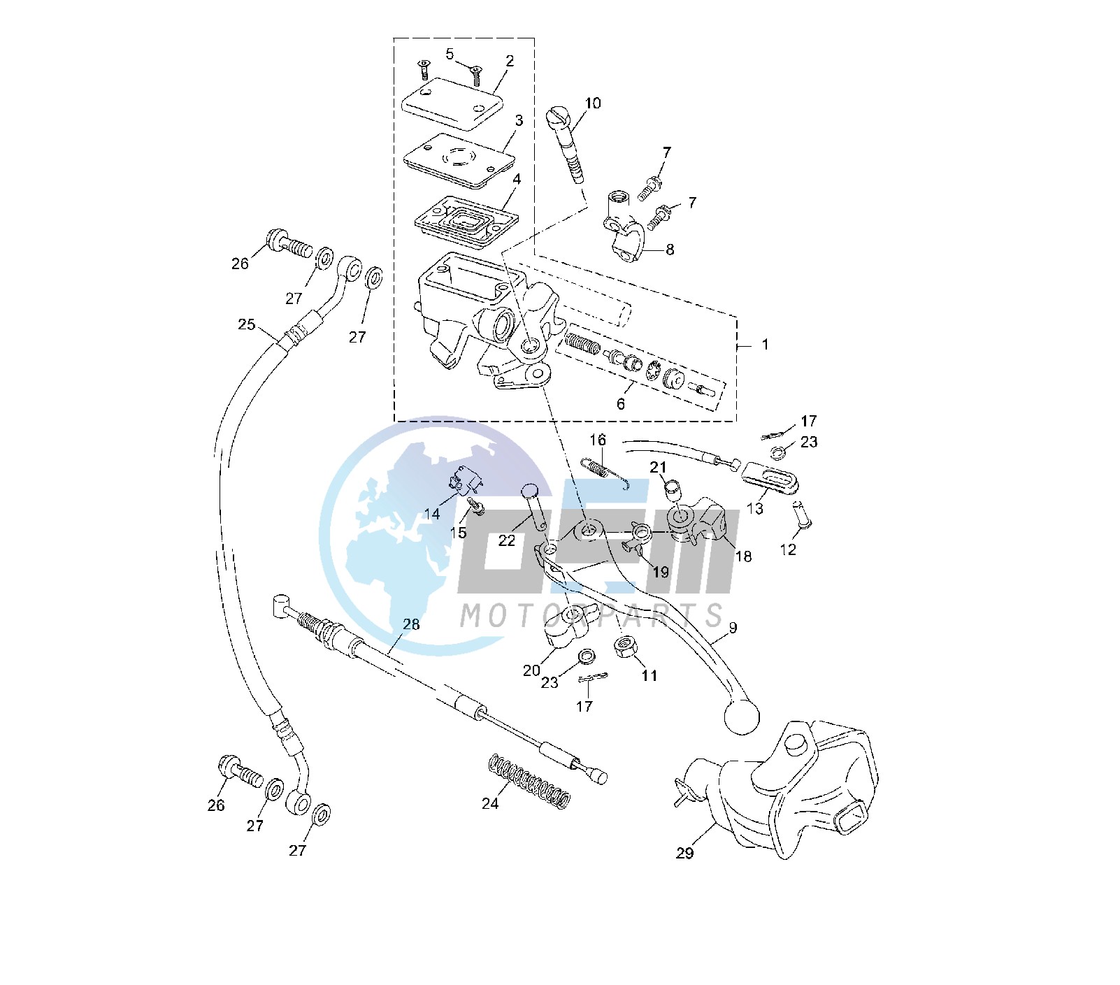 FRONT MASTER CYLINDER