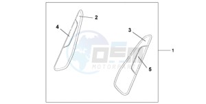 ST13009 UK - (E / MKH MME) drawing KNEE PAD SET