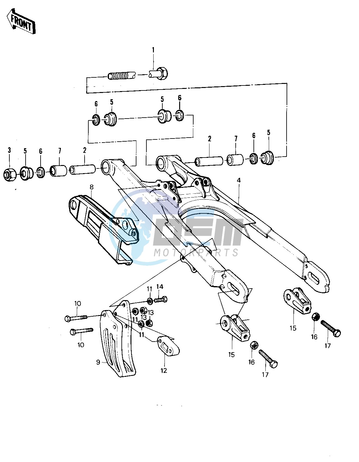 SWING ARM -- KX420-A1- -