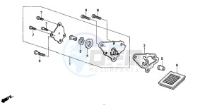 TRX90 SPORTRAX 90 drawing OIL PUMP