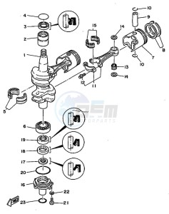 40Q drawing CRANKSHAFT--PISTON