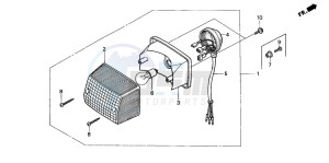 PK50S drawing TAILLIGHT