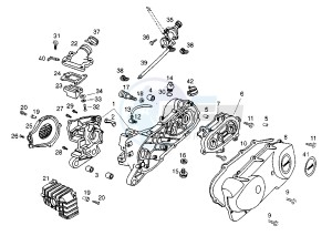 HUNTER - 50 cc drawing CRANKCASE