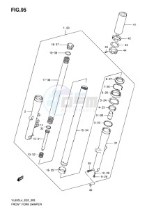 VL800 INTRUDER EU drawing FRONT FORK DAMPER