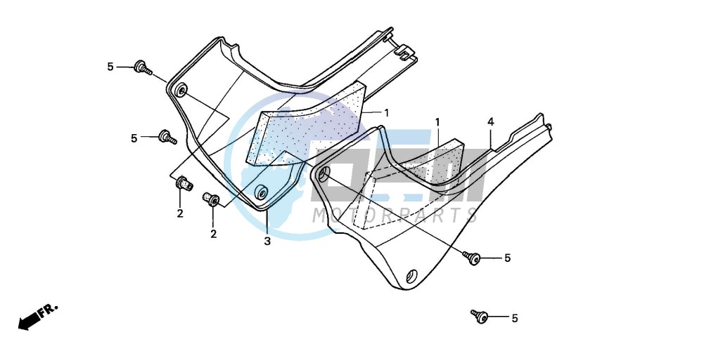 SIDE COVER (CB600F2/F22)