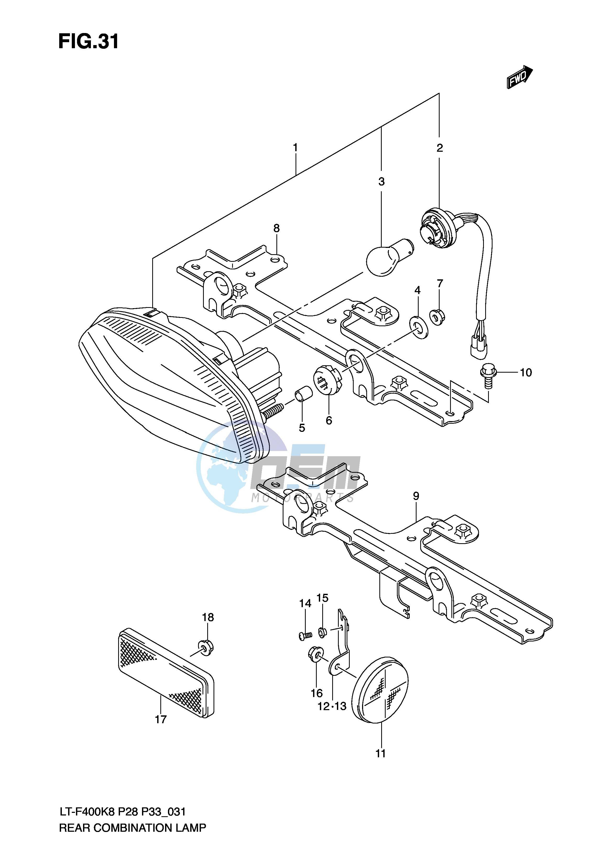 REAR COMBINATION LAMP