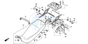 XL600V TRANSALP drawing SEAT