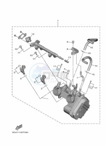 YXE850EN YX85EPAP (BANU) drawing THROTTLE BODY ASSY 1